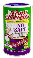 Tony Chachere's  No Salt Seasoning 5 oz.